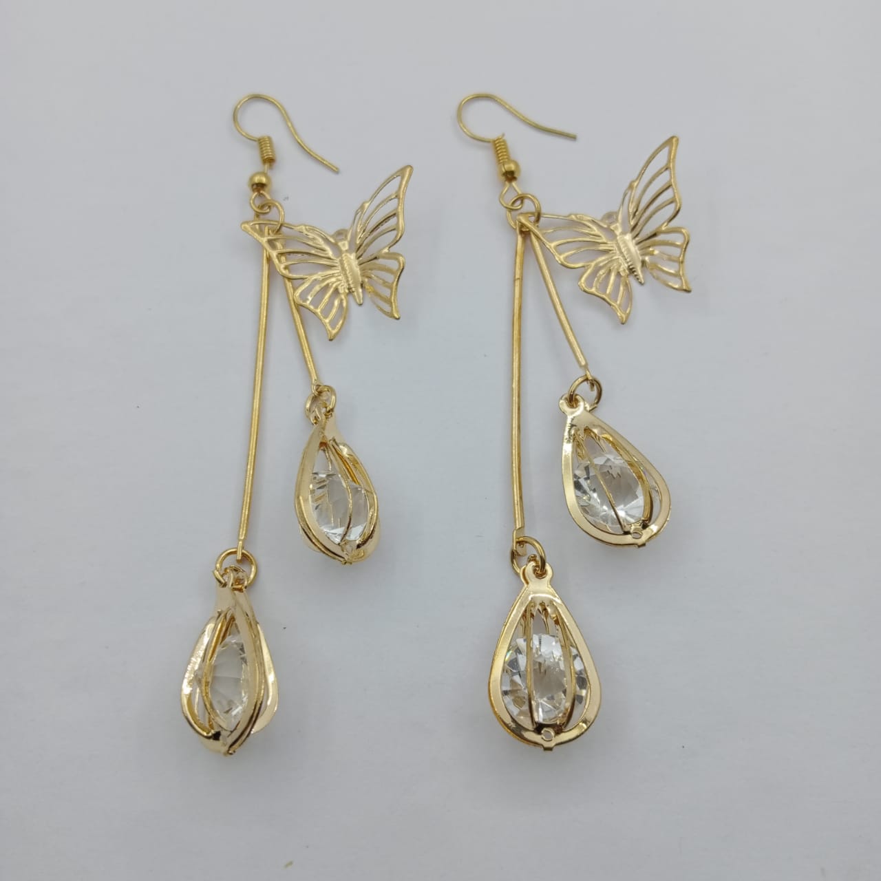 Women's Charming Butterfly Earrings (Rose Gold)